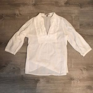 A casual white blouse